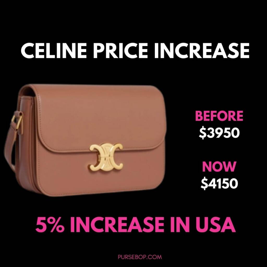 Celine Handbag Price Increase 2023 PurseBop