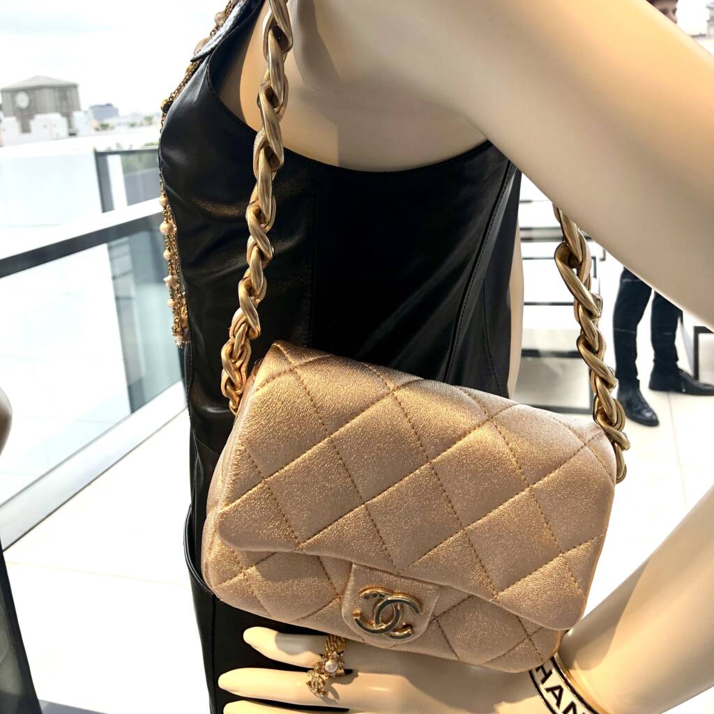 Chanel Cruise 2024 Handbags A Closer Look At The Bags PurseBop   Silver Flap Bag 1024x1024 