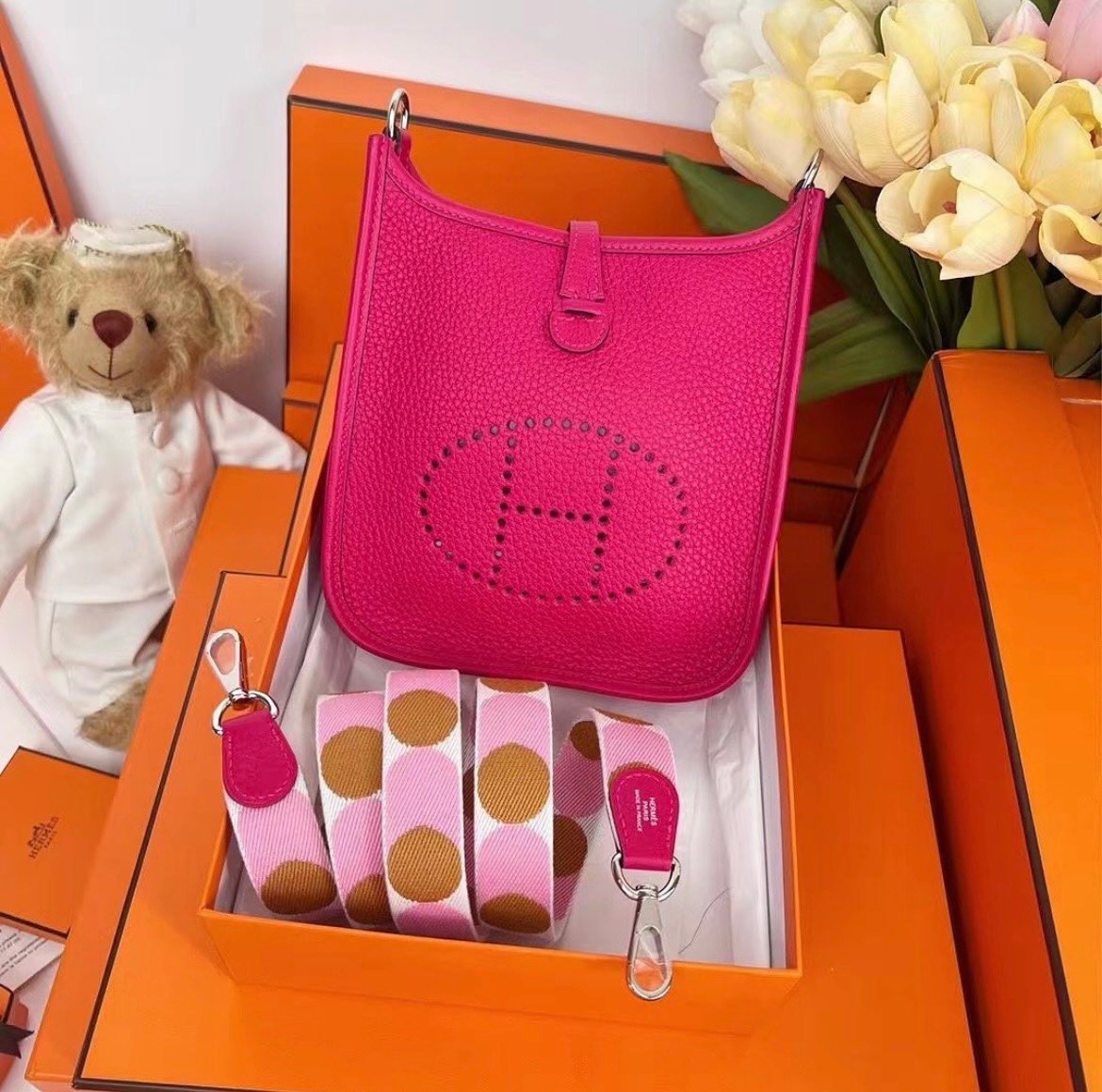 Uncover the Hermès Mini Evelyne  Your New Favourite Luxury Bag! 