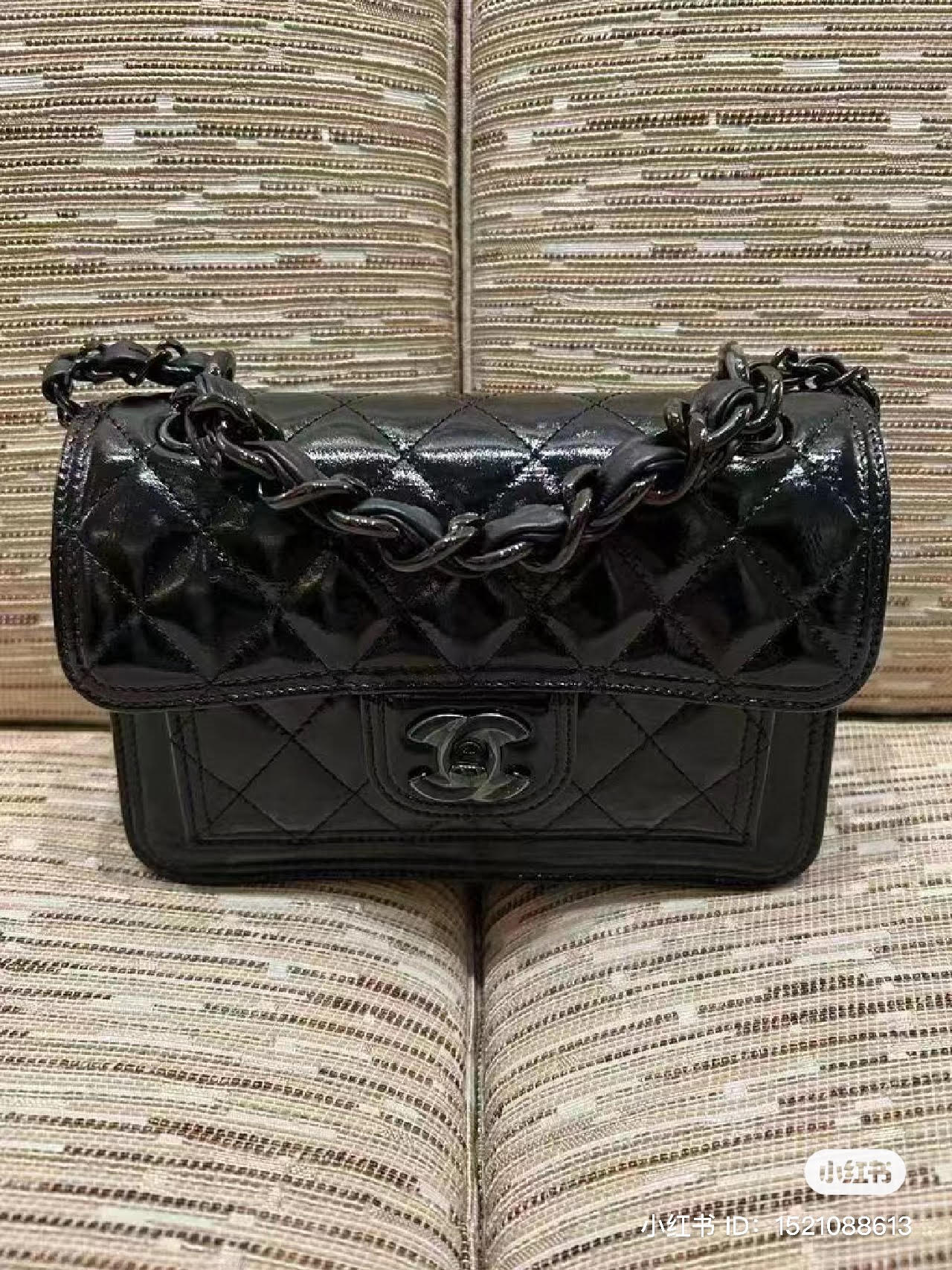 CHANEL Pre-Owned CHANEL Quilted CC Sac Class Rabat Chain Shoulder