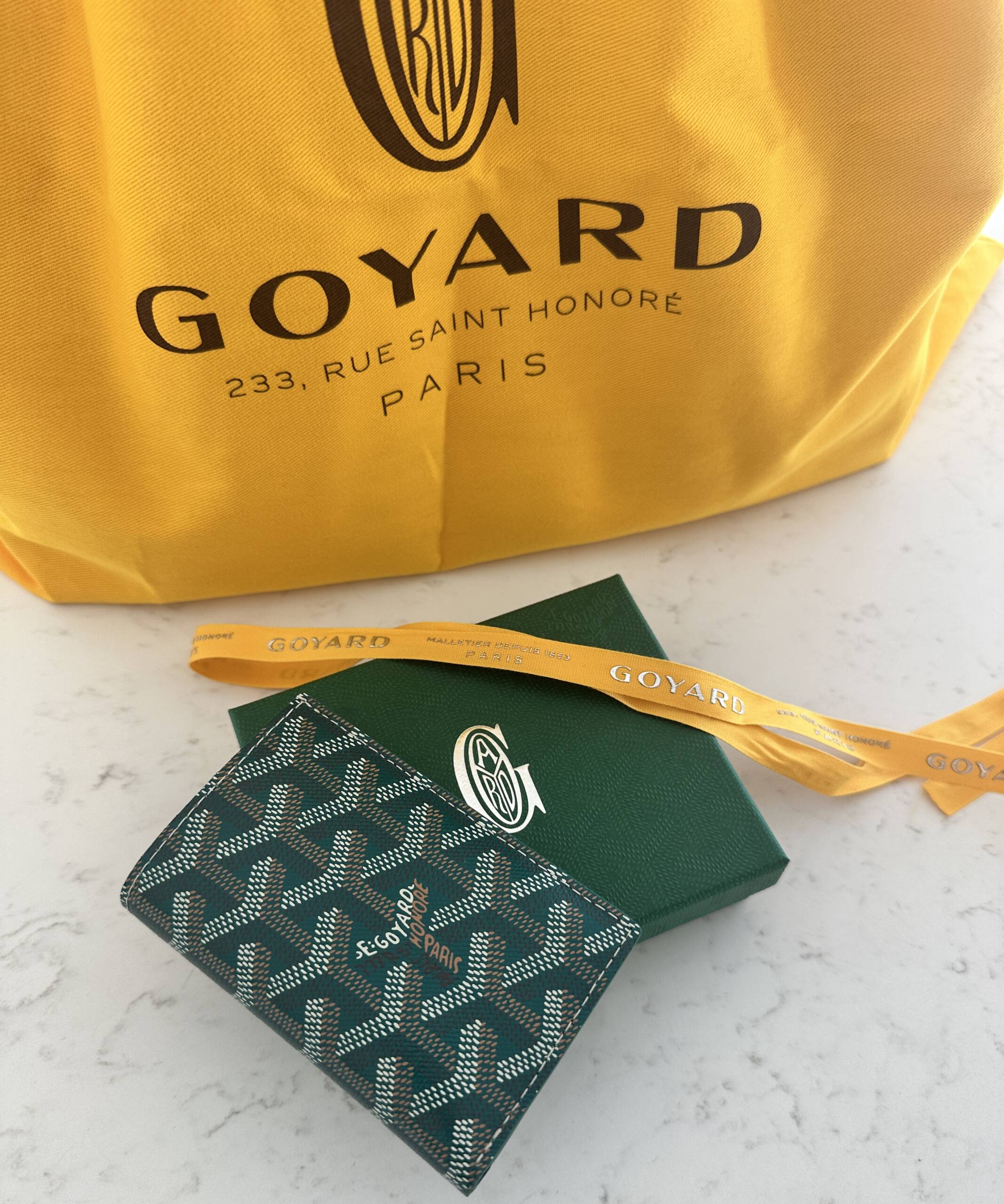 GOYARD SAINT-PEIRRE CARD WALLET +(Tips for shopping at Goyard