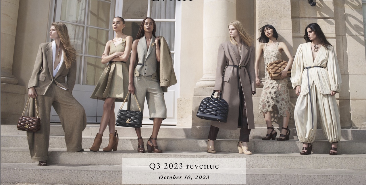 LVMH's organic revenue rose 14% in first nine months of 2023