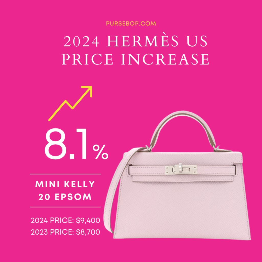 US Hermès Price Increase 2024 PurseBop