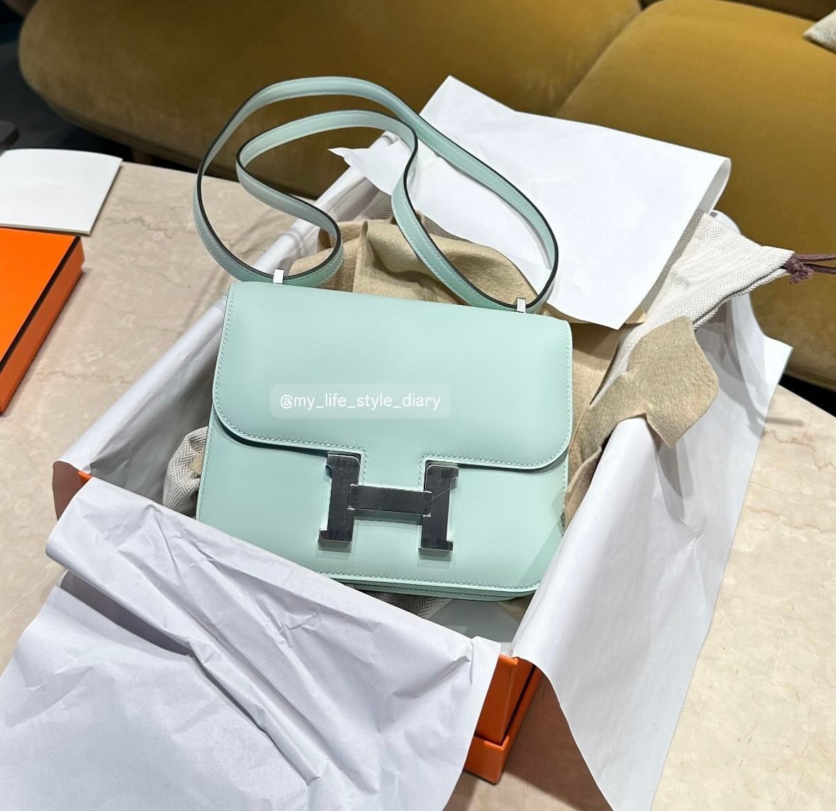 hermes new colors 2024 | vert peppermint