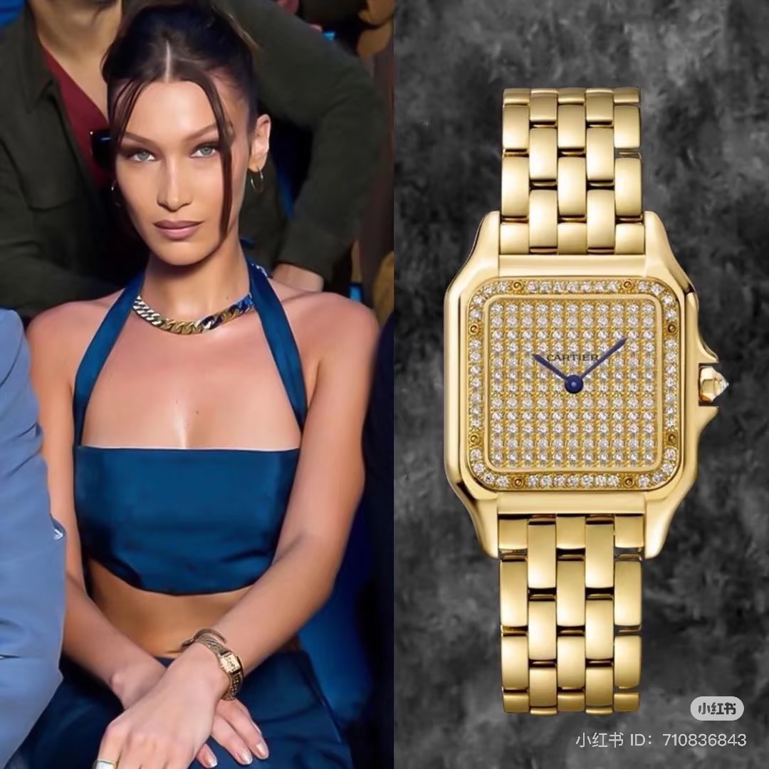 History of the Panthère de Cartier Line | cartier celebs| cartier watch | new cartier 2024 | bella hadid cartier