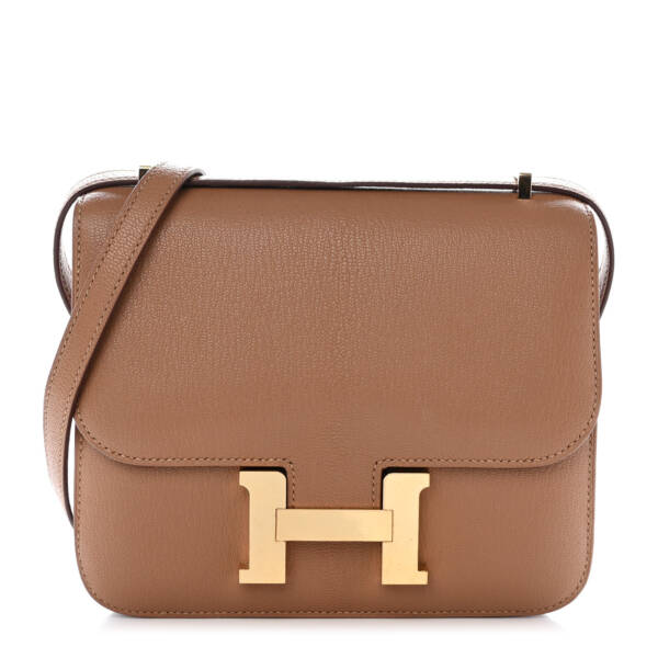 HERMES Chevre Mysore Constance 18 Quebracho