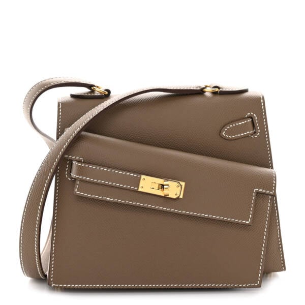 HERMES Epsom Kelly En Desordre Sellier 20 Etoupe