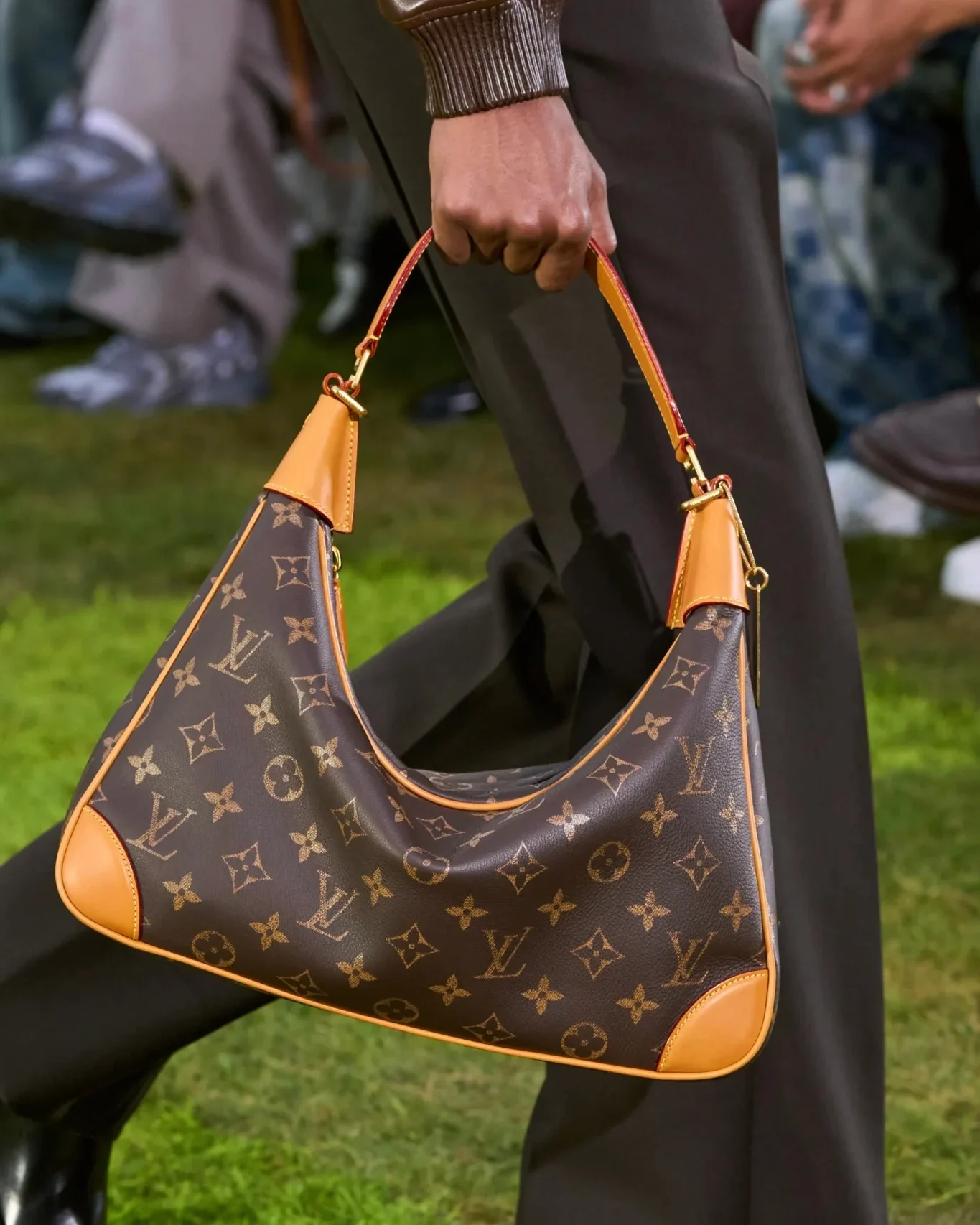 Louis Vuitton Soft Leather Boulogne Hobo Bag