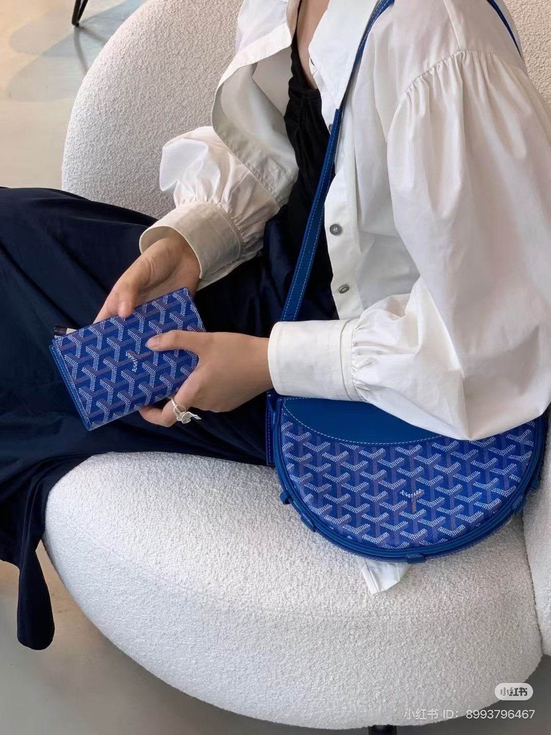 Goyard Hirondelle Bag Blue