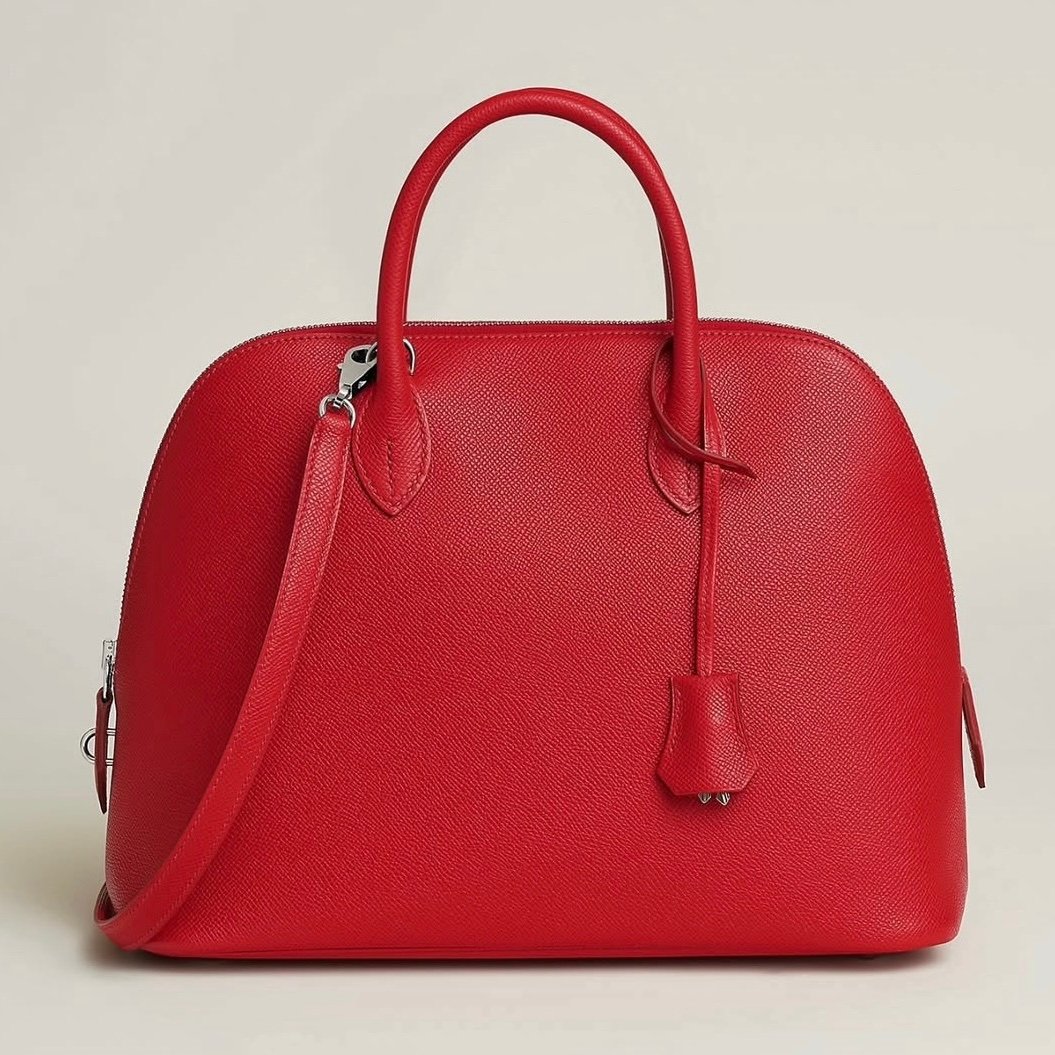 Hermès Bolide 1923 - 30 bag Rouge Radieux