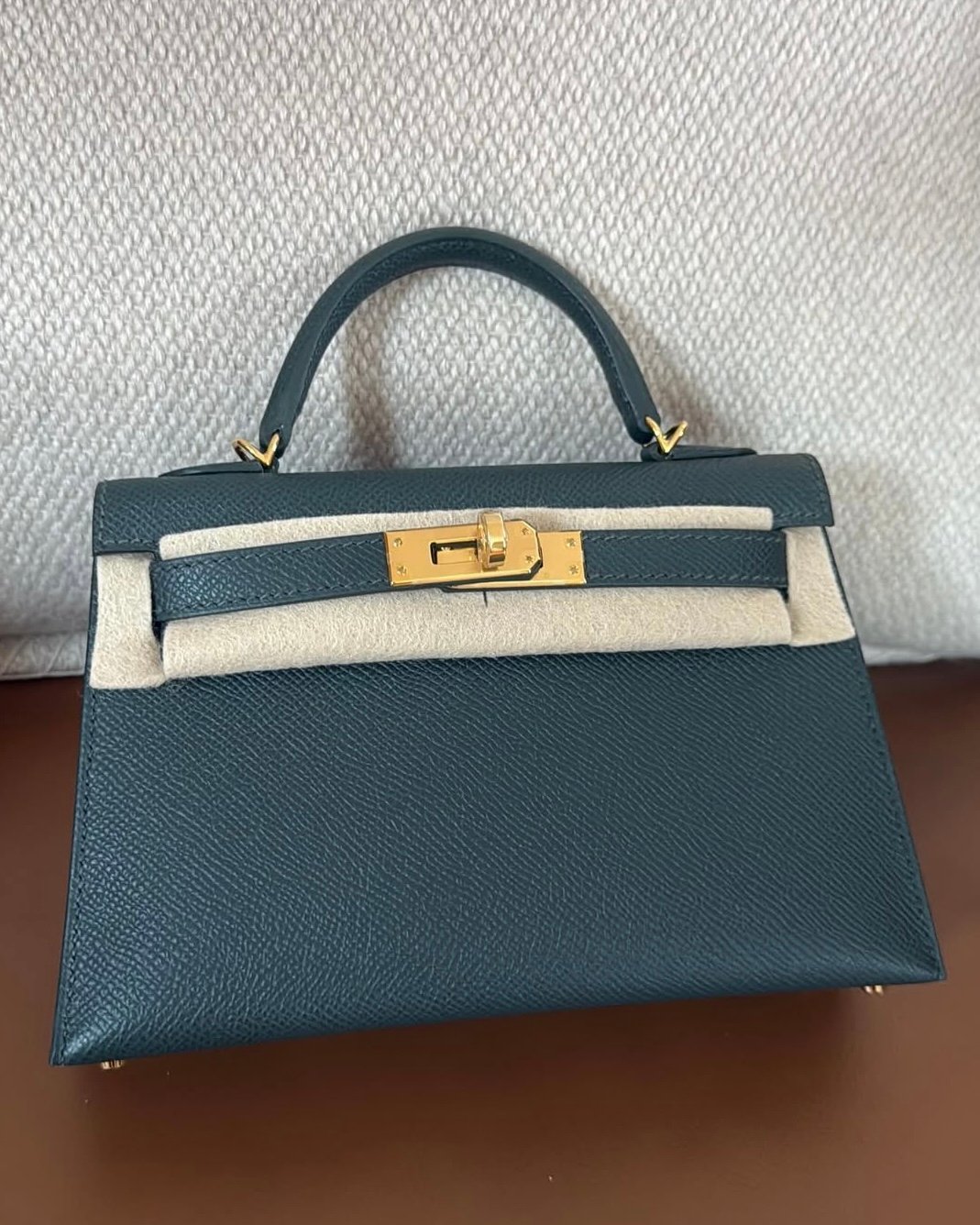 Hermès Mini Kelly II Vert Mangrove