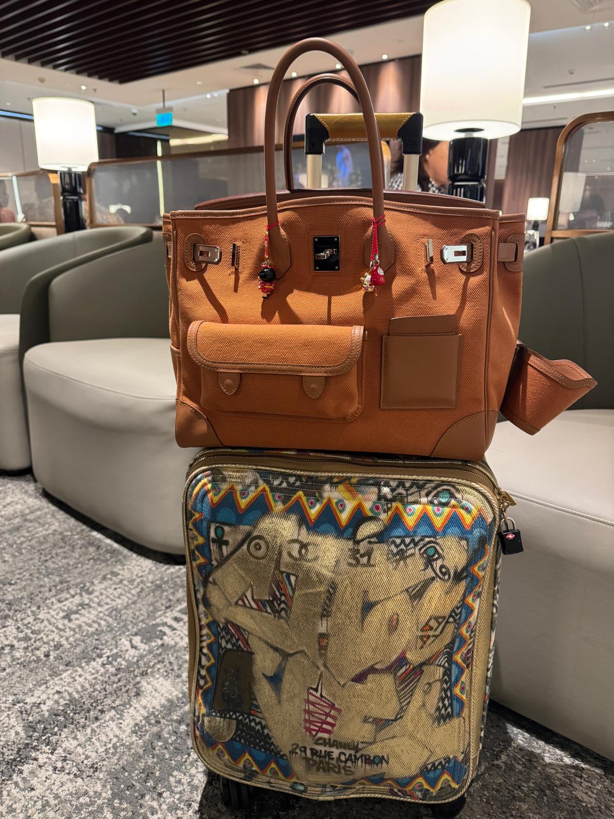 hermès 35 Cargo Birkin in gold on gold