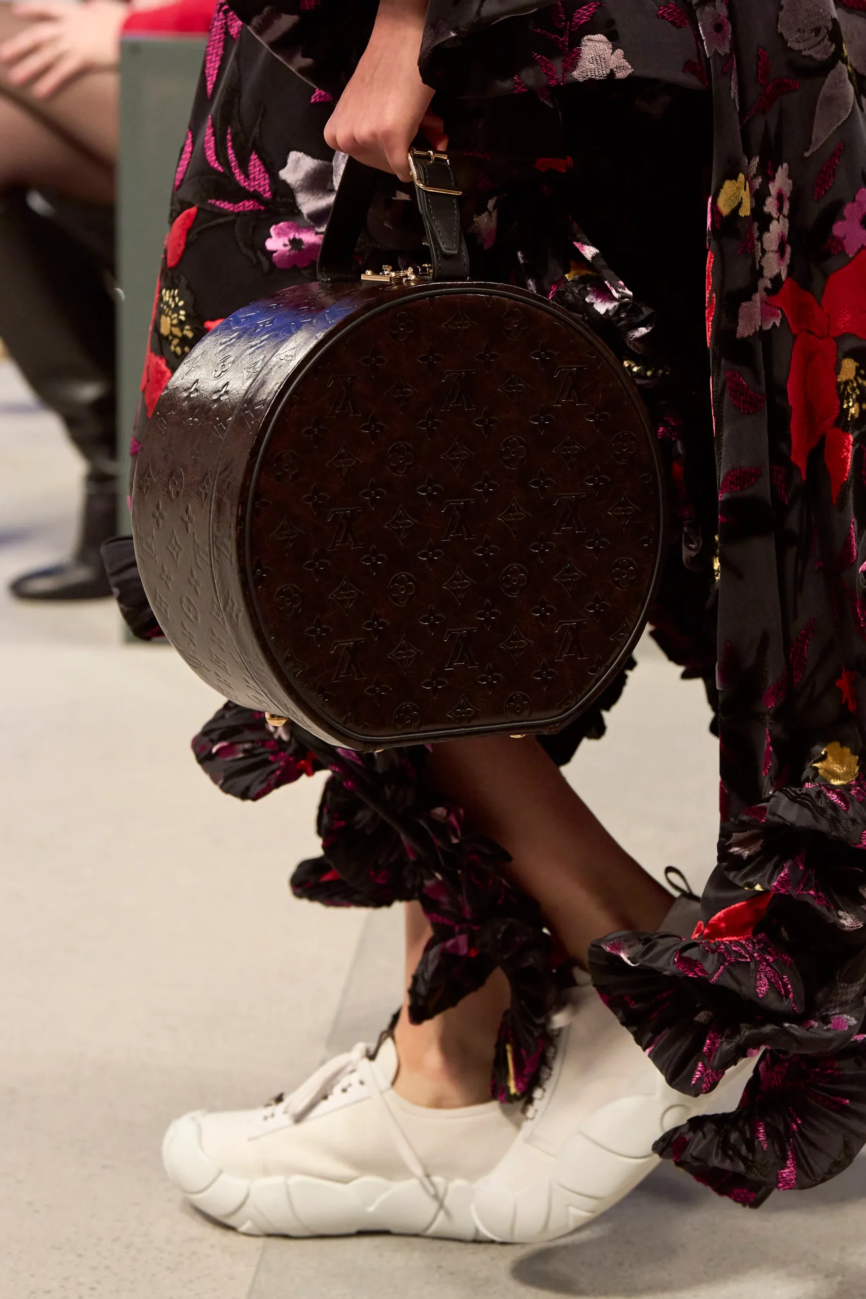 louis vuitton fall-winter 2025 empreinte hat box