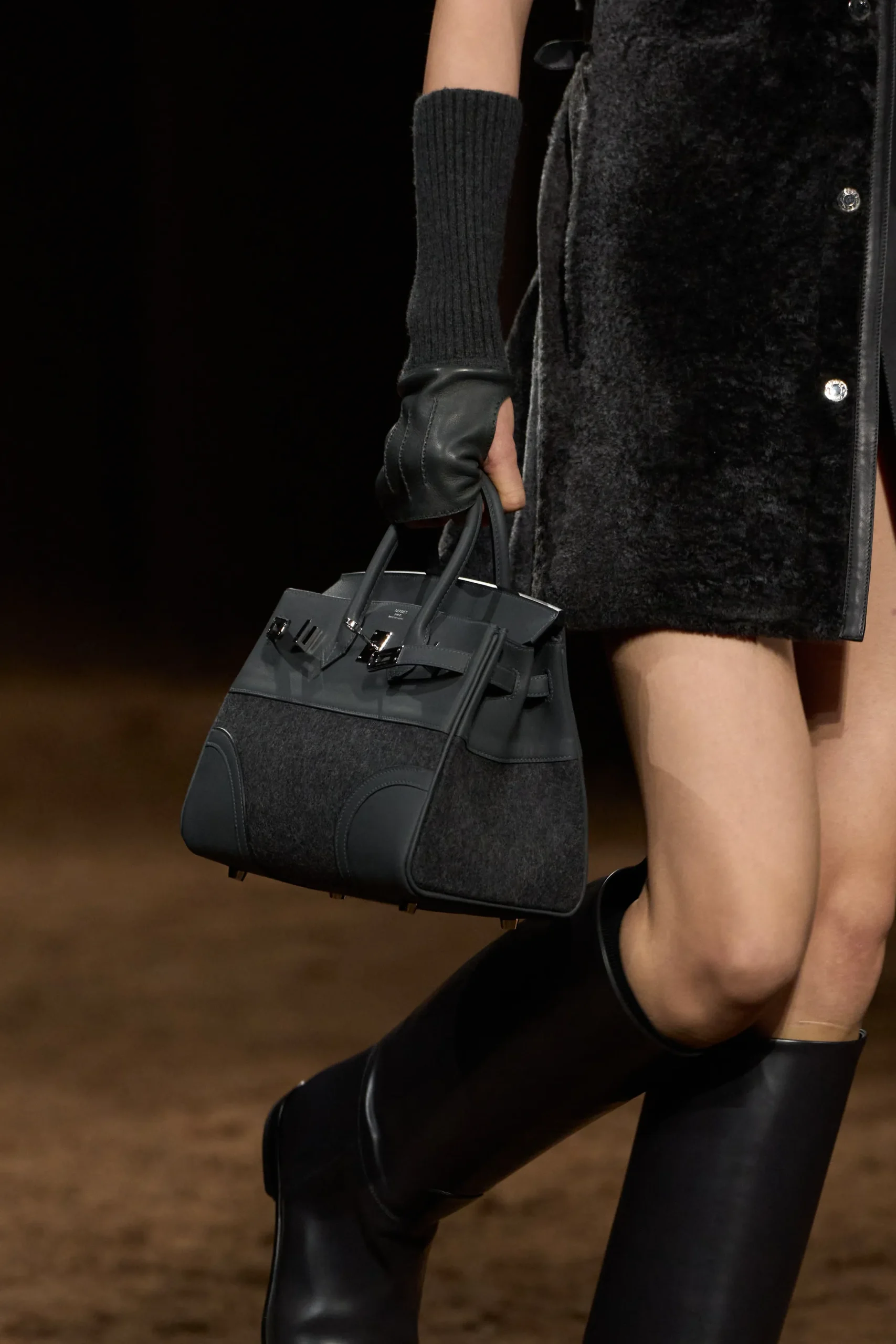 Hermès Fall-Winter 2025 Ready-to-wear wool birkin