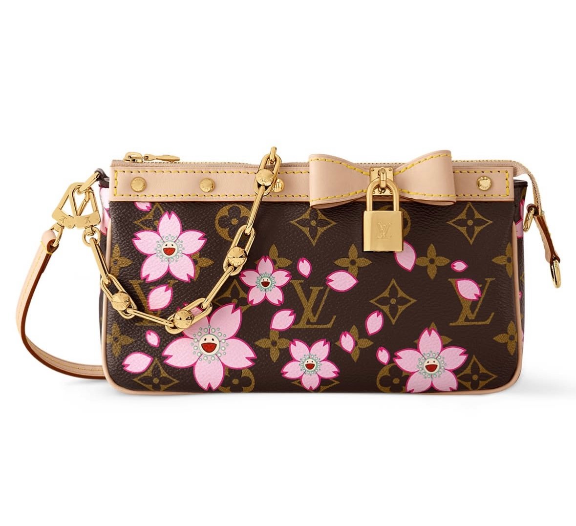 louis vuitton murakami cherry blossom 2025 pochette accesoires