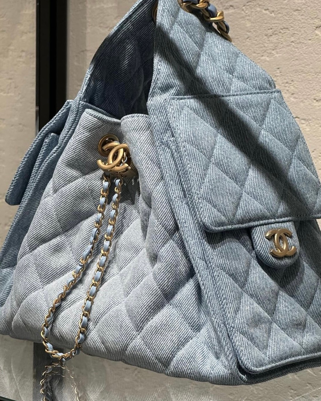 chanel 25 bag denim spring summer 2025