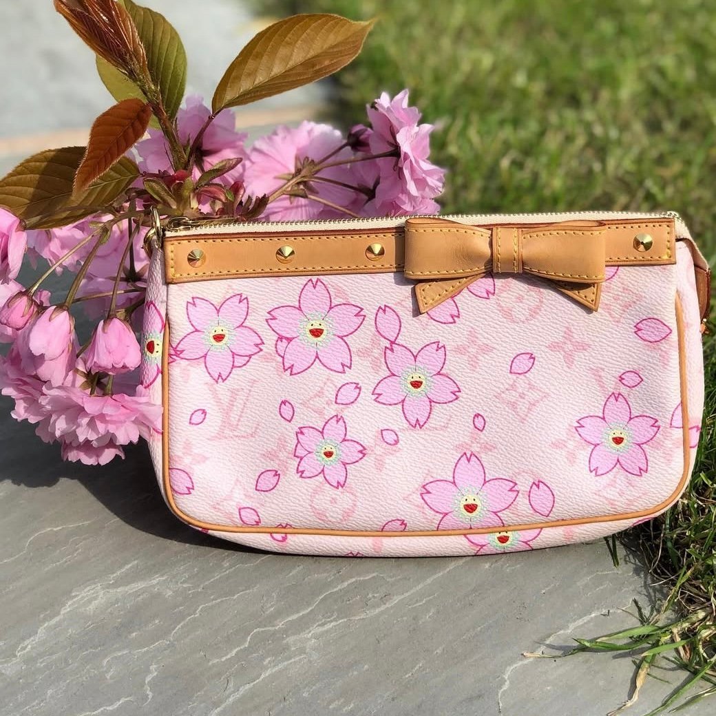 louis vuitton murakami cherry blossom 2003 pochette 