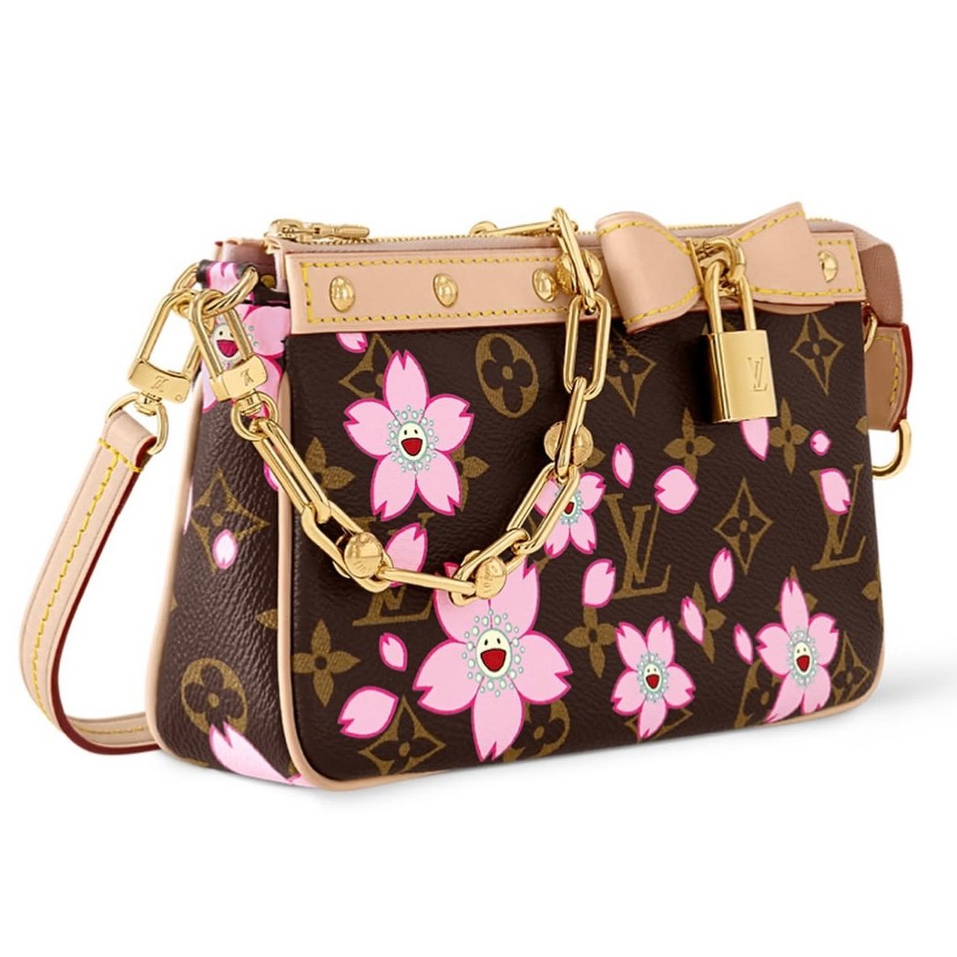 louis vuitton murakami cherry blossom 2025 pochette accesoires