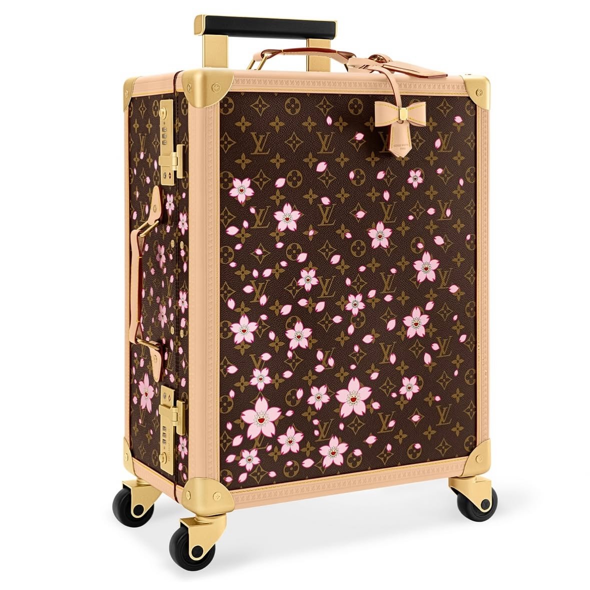 louis vuitton murakami cherry blossom 2025 Rolling Trunk