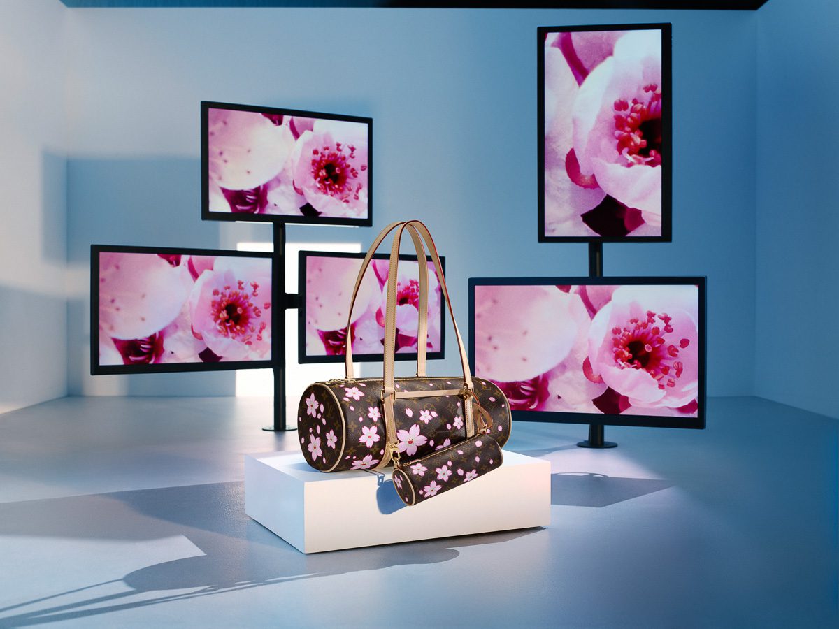 louis vuitton murakami cherry blossom 2003 Papillon 