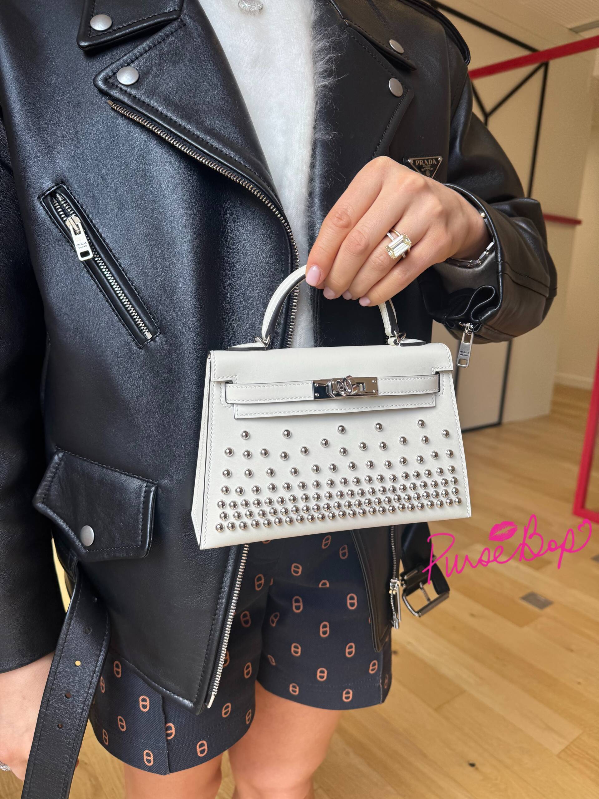 new studded mini kelly | white studded mini kelly | hermes news bags 2025 | hermes new bags fall-winter 2025 | new birkin 2025 | hermes women's fall-winter 2025 | hermes femme | hermes paris fashion week | paris fashion week style 2025 | pfw fw2025 | hermes women's fall winter 2025 bags | hermes women's fall winter 2025 handbags | hermes women's fall winter 2025 street style | hermes women's fall winter 2025 runway | hermes autumn winter 2025